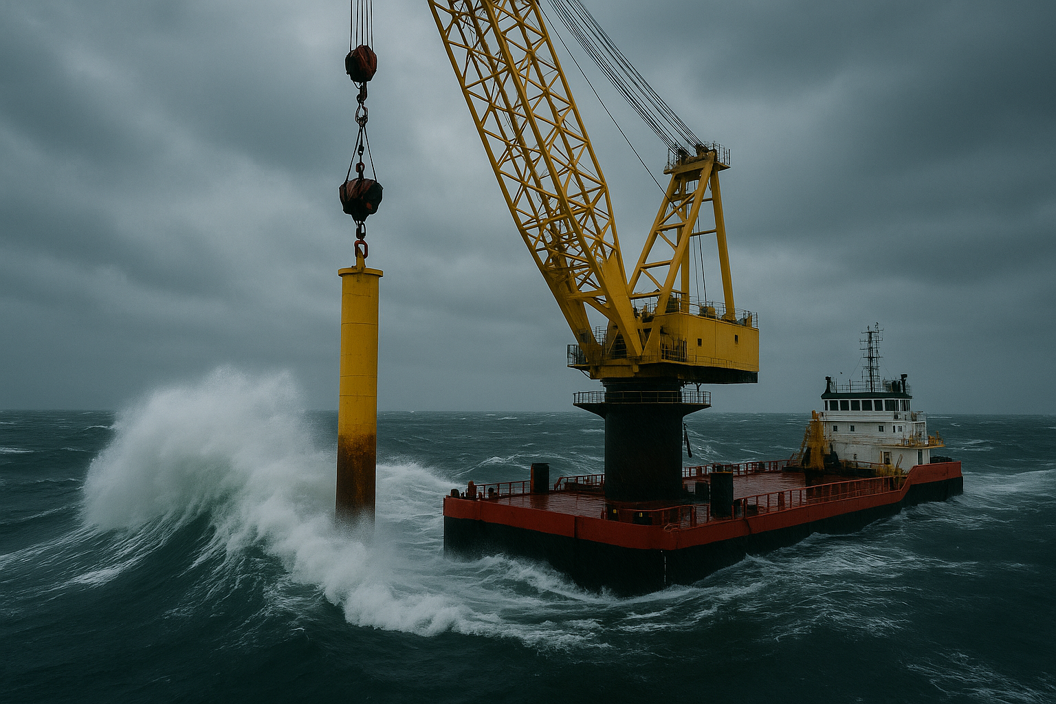 Navigating the Challenges of Long Period Swells on Offshore Crane Barge Operations